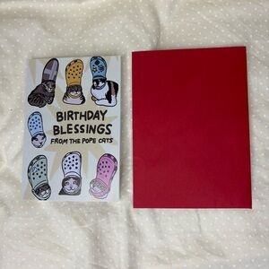 Birthday Blessings from the Pope cats Card